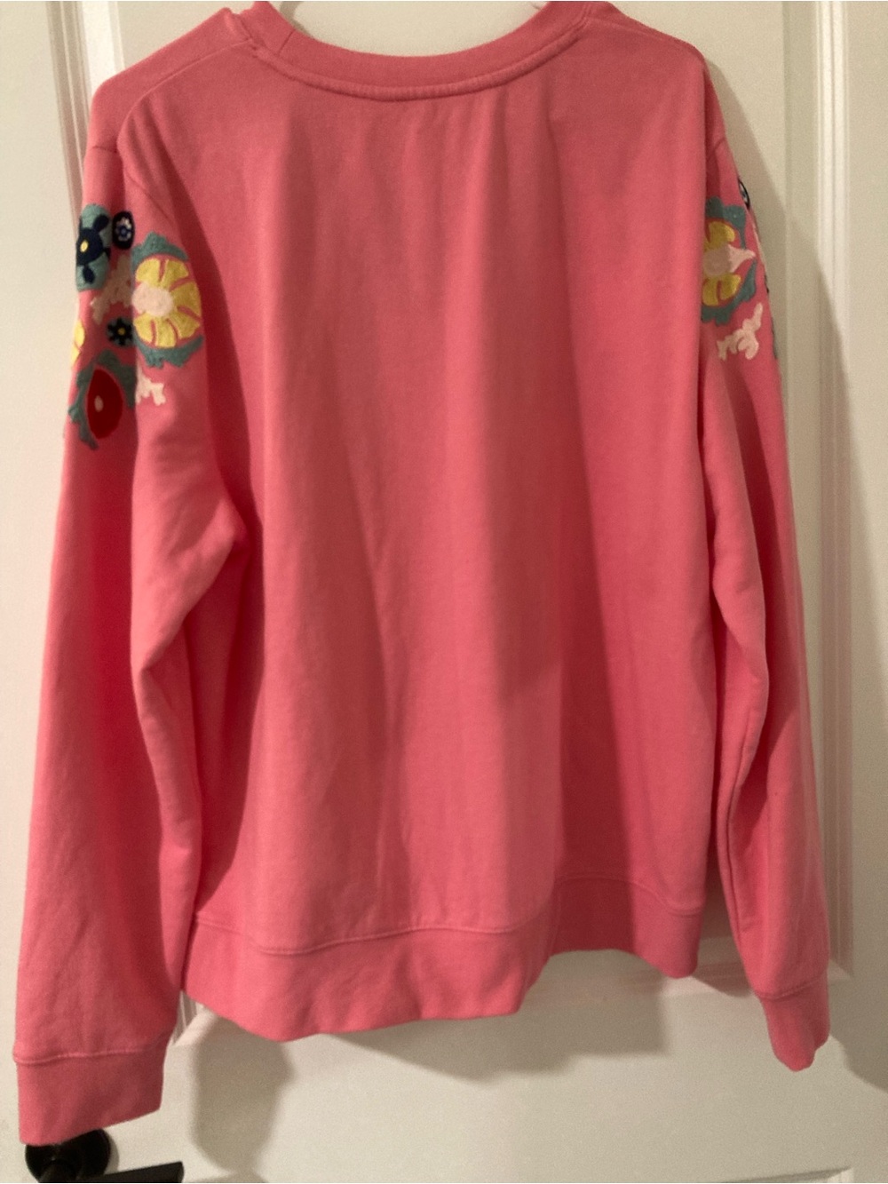 NWOT Boden Crewneck Terry Embroidered Sweatshirt - Picture 2 of 10
